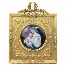 Pictură neoclasică de atelier Limoges | L'innocence | după A. Bouguereau | cca.1900 Pictură neoclasică de atelier Limoges | L'innocence | după A. Bouguereau | cca.1900