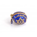 Pandant religios " Steaua lui David " | stil Faberge | argint aurit și emailat | Rusia