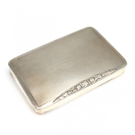 Casetă Art Deco, pentru tutun |  ''Snuff box'' | manufactură în argint | cca.1920