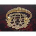 Dulăpior vintage, chinezesc, Xi Xi, pentru bijuterii | lacquer, sidef și alamă | cca.1970