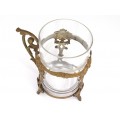 F.RAR : Pereche de suporturi pentru pahare de ceai | aliaj Pomponne | cca.1830 