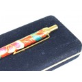 Elegant pix ballpoint japonez | cloisonné shippo | Nou, în cutia originală