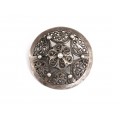 Veche și opulenta broșă berberă | argint filigranat | cca.1900 | Tunisia