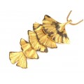 Opulent colier cu pandant " Ginkgo " | designer Paul Oudet pour Claude de Muzac | 1970 Franta