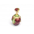Spectaculos pandant în stil Fabergé | Lotus | argint emailat, aurit & ametist purpuriu | Rusia