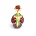 Spectaculos pandant în stil Fabergé | Lotus | argint emailat, aurit & ametist purpuriu | Rusia