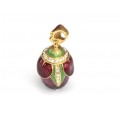 Spectaculos pandant în stil Fabergé | Lotus | argint emailat, aurit & ametist purpuriu | Rusia