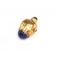 Inedit pandant în stil Fabergé porte-bonheur | Elefant | argint aurit & lapis lazuli | Rusia