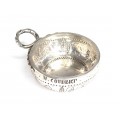 F. RAR : Impresionant tastevin din argint | manufactură de secol XVIII | cca.1785 Franta