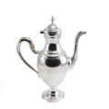 Ceainic din argint, splendid elaborat în stil Empire |  anii '60 | atelier Masi Athos | Italia