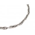 Impresionant colier statement Hermes Paris |  Chaîne d'ancre | argint 950 | anii 2000