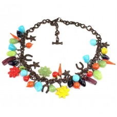 Vechi colier porte-bonheur | Murano Art Glass | anii '30 | Italia