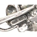 Splendidă linguriță din argint în stil Art Nouveau | manufactură de atelier italian | post-1969