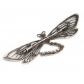Broșă de perioadă Art Nouveau | Dragonfly | manufactură de atelier K. Thamar | cca.1910 | Spania