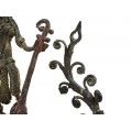 Veche statuetă hindusă | Saraswati |  aliaj bronz Dhokra | India