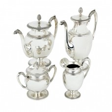 Serviciu din argint pentru servirea ceaiului și a cafelei | stil Empire | atelier Cesa 1882 | Italia Serviciu din argint pentru servirea ceaiului și a cafelei | stil Empire | atelier Cesa 1882 | Italia