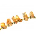 Colier etnic indian decorat cu citrine naturale | manufactură în argint | Rajasthan