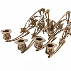Splendidă garnitură de sfeșnice parietale Art Nouveau | bronz doré | atelier Pleyel | Franța cca.1900 Splendidă garnitură de sfeșnice parietale Art Nouveau | bronz doré | atelier Pleyel | Franța cca.1900