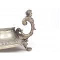 RAR: Centru de masă din argint cu platou din porțelan Limoges realizat pentru România | 1900-1930