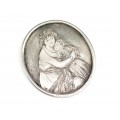 Excepțională broșă victoriană | Elisabeth Vigee Le Brun | manufactură în argint | cca.1850