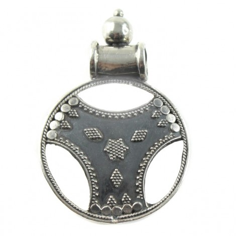 Inedită amuletă șivaistă | Yantra | manufactură în argint | India