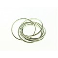 Verigheta modernista " Multirings " | manufactura in argint | Statele Unite