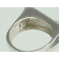 Inedit inel elaborat în manieră arhitecturală futuristă | argint 925 | Italia