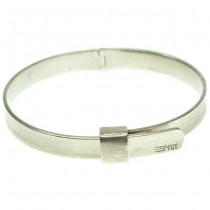 Brătară  bangle din argint " Slave " by Esprit | diametru ajustabil pentru 3 marimi | anii 2000