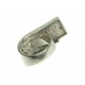 Inel statement din argint cu mozaic de sidef Paua | manufatura unicat | Italia