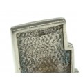Inel statement din argint cu mozaic de sidef Paua | manufatura unicat | Italia