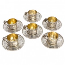 Serviciu din argint pentru servirea cafelei | argint 950 | atelier Alphonse Debain  | cca.1890 Serviciu din argint pentru servirea cafelei | argint 950 | atelier Alphonse Debain  | cca.1890