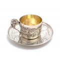 Serviciu din argint pentru servirea cafelei | argint 950 | atelier Alphonse Debain  | cca.1890