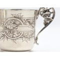 Serviciu tête-à-tête pentru servirea cafelei | Art Nouveau | argint 950 | atelier Alphonse Debain  | cca.1890
