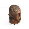 RAR : Impresionantă mască tribală Igala | Egwu | început de secol XX 