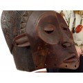 Impresionantă mască tribală Lulua | Congo | început de secol XX