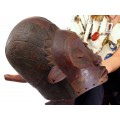 Impresionantă mască tribală Lulua | Congo | început de secol XX
