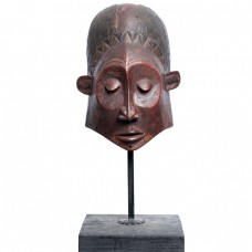 Impresionantă mască tribală Lulua | Congo | început de secol XX Impresionantă mască tribală Lulua | Congo | început de secol XX