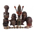 Veche mască tribală africană "Pwo", triburile Chokwe, Congo/Angola, cca. 1950
