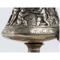 Monumentală carafă Renaissance Revival, ”Dionysus”, bronz argintat, cca. 1865