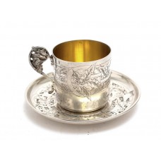 Garnitură solitaire pentru servirea cafelei | argint 950 | atelier Alphonse Debain  | cca.1890 Garnitură solitaire pentru servirea cafelei | argint 950 | atelier Alphonse Debain  | cca.1890