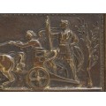 Casetă de bijuterii Greek Revival - Triumful lui Alexandru cel Mare | bronz patinat | cca. 1850 | Marea Britanie