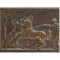Casetă de bijuterii Greek Revival - Triumful lui Alexandru cel Mare | bronz patinat | cca. 1850 | Marea Britanie