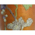 Garnitură de vaze japoneze emailate Shipōyaki cloisonné | manufactură atribuită atelierului Ando Jubei | cca.1920