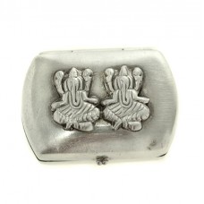 Cutiuță din argint 925, pentru medicamente | Ganesha | British Raj | India Cutiuță din argint 925, pentru medicamente | Ganesha | British Raj | India