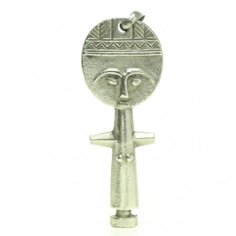 Amuletă din argint pentru fertilitate | Akuaba | atelier Uno-A-Erre | anii '60 | Italia