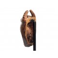 Veche mască ceremonială africană Ekuk | triburile Kwele | Gabon | prima jumătate a secolului XX