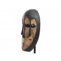 Veche mască ceremonială africană | triburile Lega | Angola | prima jumătate a sec. XX