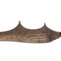 Spectaculoasă sabie de călău Ngala | Ngulu | triburile Ngombe - Bangala | Congo | sf. de sec. XIX - început de sec.XX