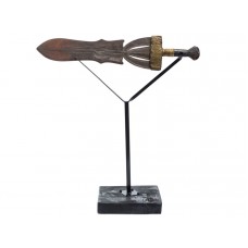 Vechi pumnal ceremonial Ngombe | provincia Bandundu | Congo | cca. 1930 -1940 Vechi pumnal ceremonial Ngombe | provincia Bandundu | Congo | cca. 1930 -1940