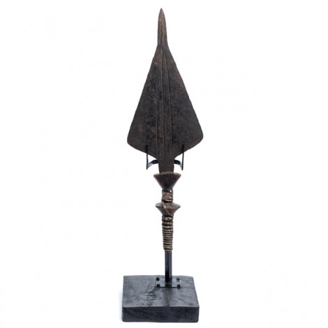 Impresionant cuțit tribal Mongo Ngandu | D.R Congo | început de secol XX